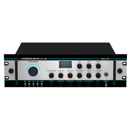 Echo Fix EF-X3R Chorus Echo with BBD Analog Chorus & Spring Reverb, black