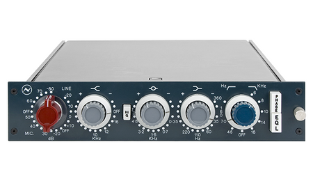 AMS Neve 1084 Classic mono mic preamp & EQ module (horizontal)