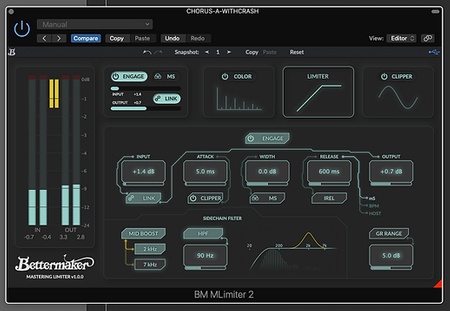 Bettermaker Mastering Limiter 2.0