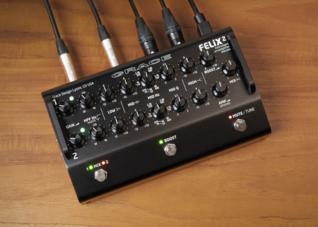 Grace Design FELIX 2 - Instrument Preamp / EQ/ DI, black