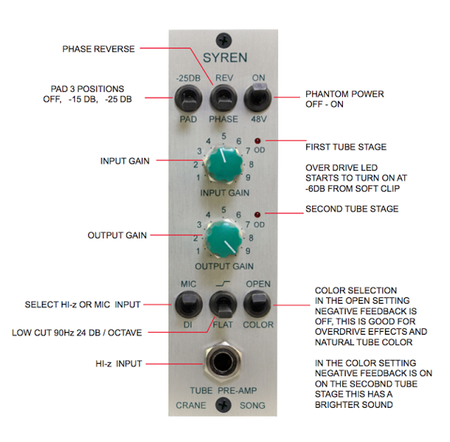 Syren - Tube Preamp 500